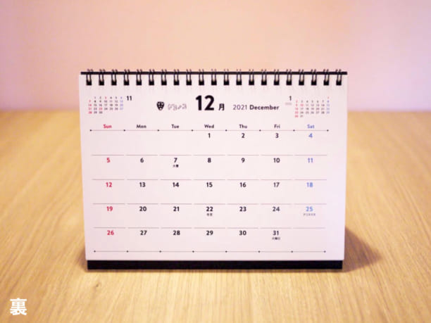 ドコノコカレンダー21 卓上両面タイプ 写真横長 ドコノコ